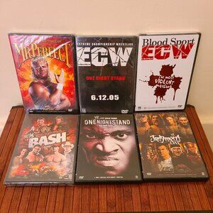 Six Wrestling DVDs - Four  SEALED